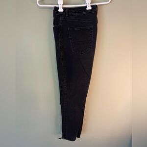 AE Jean Curvy High Rise Jegging Crop Black